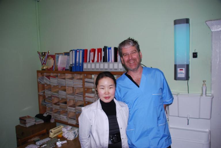 Ärztin in der Krankenstation von Oimjakon